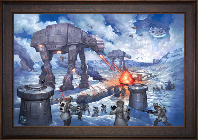The Battle of Hoth - Limited Edition Canvas (SN - Standard Numbered) - ArtOfEntertainment.com