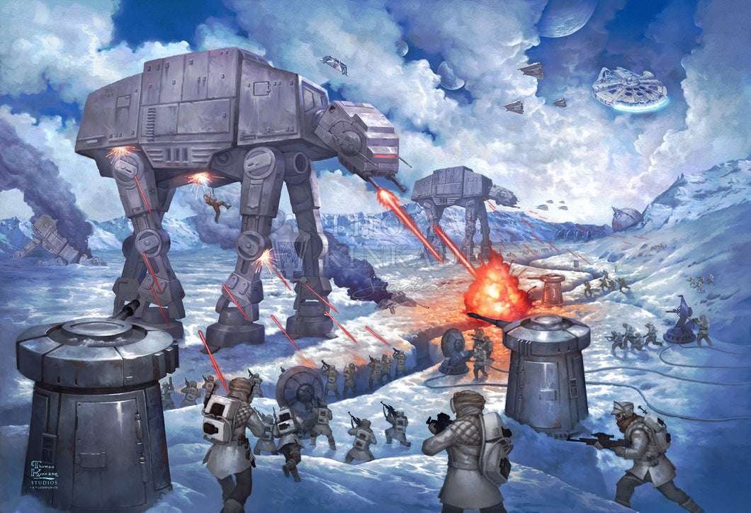 The Battle of Hoth - Limited Edition Canvas - SN - (Unframed)