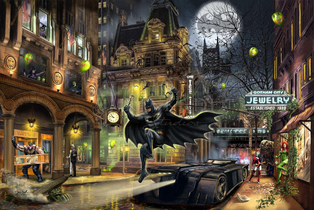 Batman™ Gotham City™ - Limited Edition Canvas - SN - (Unframed)