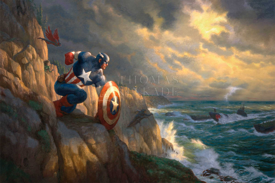 Captain America - Sentinel of Liberty - Limited Edition Canvas (SN - Standard Numbered) - ArtOfEntertainment.com