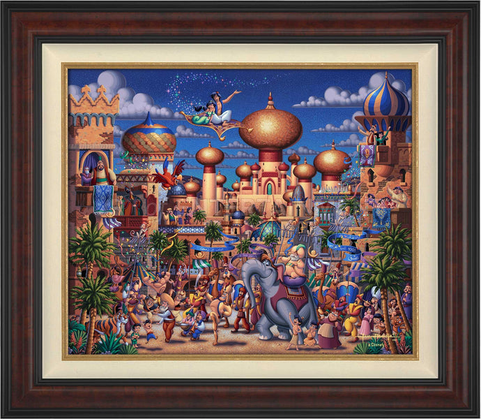 Aladdin - Celebration in Agrabah - Limited Edition Canvas (AP - Artist Proof) - Art Of Entertainment
