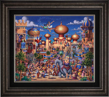 Load image into Gallery viewer, Aladdin - Celebration in Agrabah - Limited Edition Canvas (SN - Standard Numbered) - Art Of Entertainment

