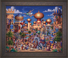 Load image into Gallery viewer, Aladdin - Celebration in Agrabah - Limited Edition Canvas (SN - Standard Numbered) - Art Of Entertainment

