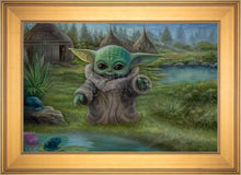 Load image into Gallery viewer, The Mandalorian - Child&#39;s Play - Limited Edition Canvas (SN - Standard Numbered) - ArtOfEntertainment.com
