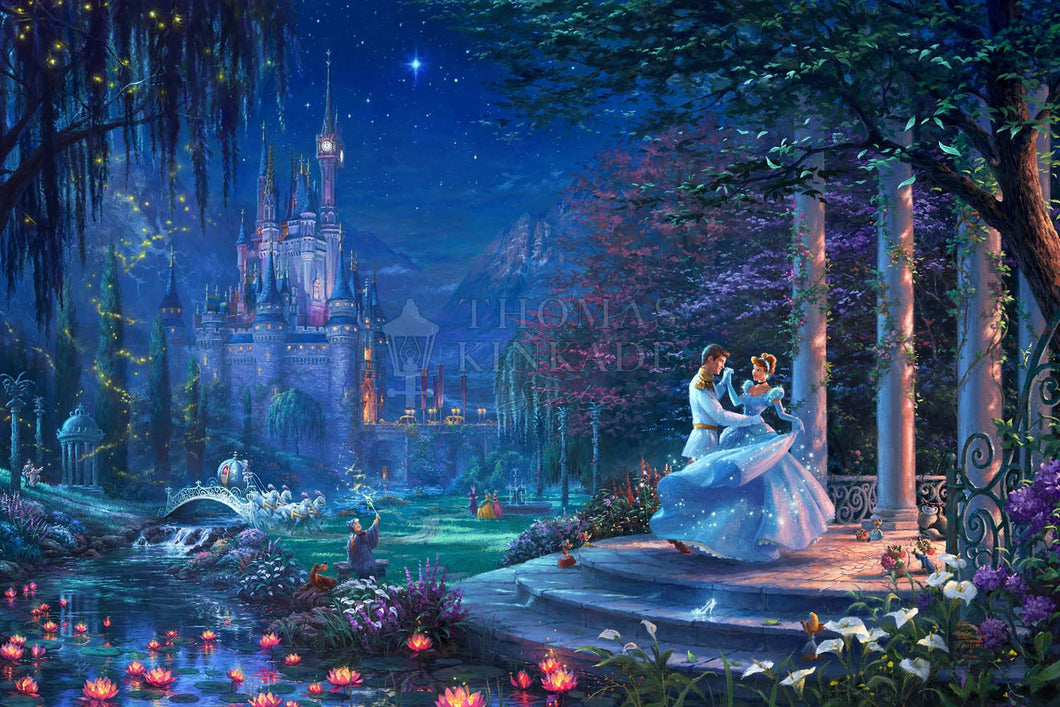 Cinderella Dancing in the Starlight - Limited Edition Canvas - JE - (Unframed)