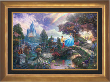 Load image into Gallery viewer, Cinderella Wishes Upon a Dream - Limited Edition Canvas (JE - Jewel Edition) - ArtOfEntertainment.com

