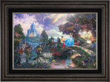 Load image into Gallery viewer, Cinderella Wishes Upon a Dream - Limited Edition Canvas (JE - Jewel Edition) - ArtOfEntertainment.com
