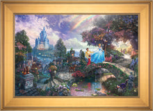 Load image into Gallery viewer, Cinderella Wishes Upon a Dream - Limited Edition Canvas (JE - Jewel Edition) - ArtOfEntertainment.com
