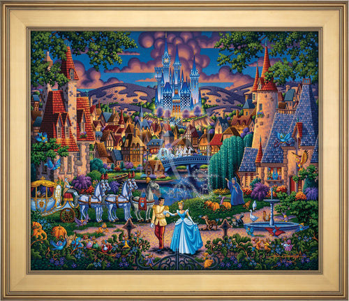 Cinderella's Enchanted Evening - Limited Edition Canvas (SN - Standard Numbered) - ArtOfEntertainment.com