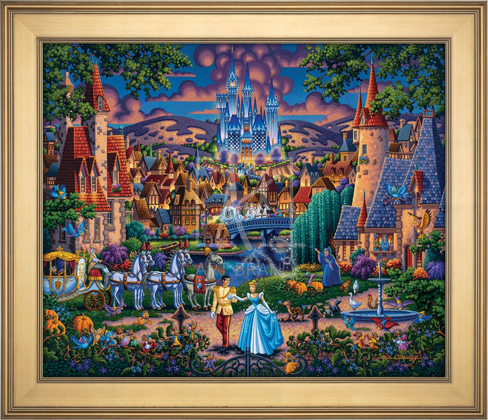 Cinderella's Enchanted Evening - Limited Edition Canvas (SN - Standard Numbered) - ArtOfEntertainment.com