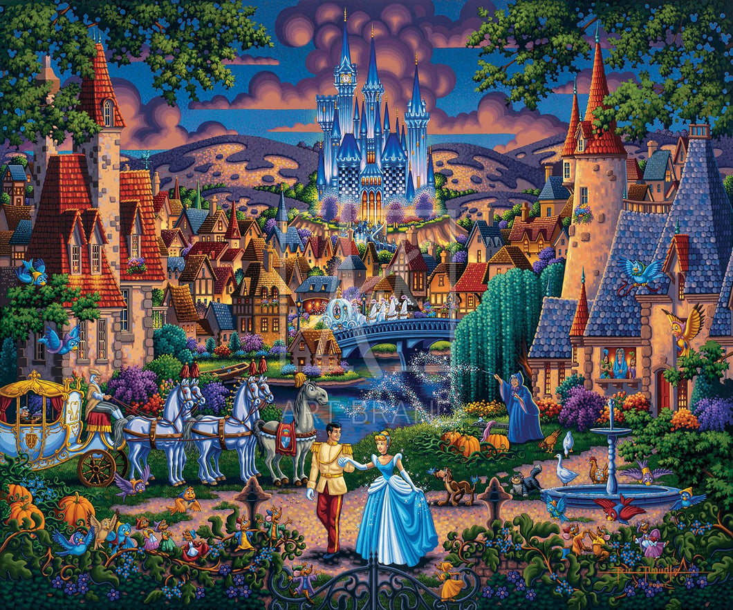 Cinderella's Enchanted Evening - Limited Edition Canvas - SN - (Unframed)