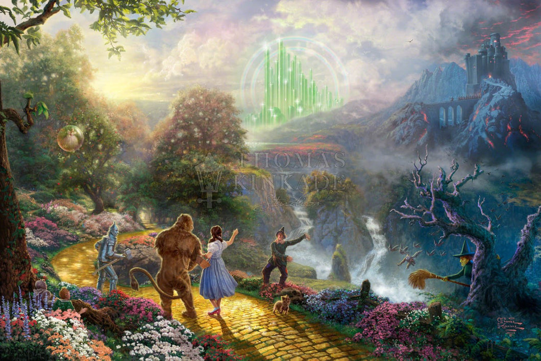 Dorothy Discovers the Emerald City - Limited Edition Canvas - SN - (Unframed)