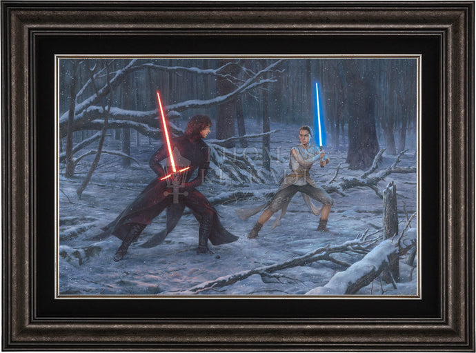 The Duel: Rey vs. Ren - Limited Edition Canvas (SN - Standard Numbered) - ArtOfEntertainment.com