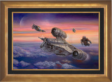 Load image into Gallery viewer, The Mandalorian - The Escort - Limited Edition Canvas (SN - Standard Numbered) - ArtOfEntertainment.com
