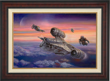 Load image into Gallery viewer, The Mandalorian - The Escort - Limited Edition Canvas (SN - Standard Numbered) - ArtOfEntertainment.com
