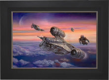 Load image into Gallery viewer, The Mandalorian - The Escort - Limited Edition Canvas (SN - Standard Numbered) - ArtOfEntertainment.com
