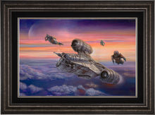 Load image into Gallery viewer, The Mandalorian - The Escort - Limited Edition Canvas (SN - Standard Numbered) - ArtOfEntertainment.com
