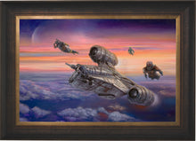 Load image into Gallery viewer, The Mandalorian - The Escort - Limited Edition Canvas (SN - Standard Numbered) - ArtOfEntertainment.com
