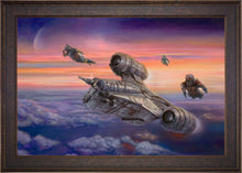 Load image into Gallery viewer, The Mandalorian - The Escort - Limited Edition Canvas (SN - Standard Numbered) - ArtOfEntertainment.com
