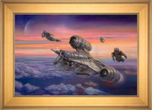 Load image into Gallery viewer, The Mandalorian - The Escort - Limited Edition Canvas (SN - Standard Numbered) - ArtOfEntertainment.com
