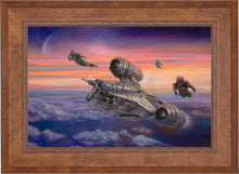 Load image into Gallery viewer, The Mandalorian - The Escort - Limited Edition Canvas (SN - Standard Numbered) - ArtOfEntertainment.com
