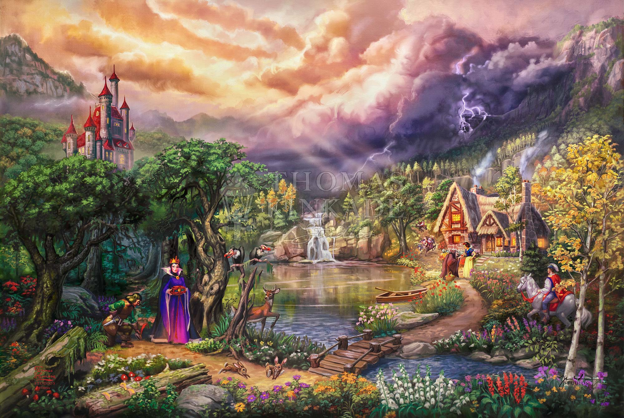 Disney The Evil Queen - Limited Edition Canvas (SN - Standard Numbe