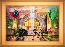 Load image into Gallery viewer, Hall of Justice - Limited Edition Canvas (SN - Standard Numbered) - Art Of Entertainment

