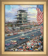 Load image into Gallery viewer, Indianapolis Motor Speedway® 100th Anniversary Study - Limited Edition Canvas (SN - Standard Numbered) - ArtOfEntertainment.com
