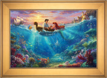 Load image into Gallery viewer, The Little Mermaid Falling in Love - Limited Edition Canvas (JE - Jewel Edition) - ArtOfEntertainment.com

