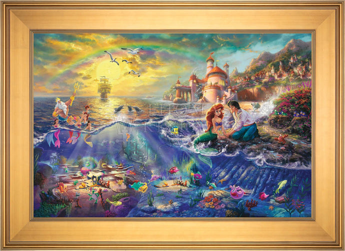 The Little Mermaid - Limited Edition Canvas (SN - Standard Numbered) - ArtOfEntertainment.com