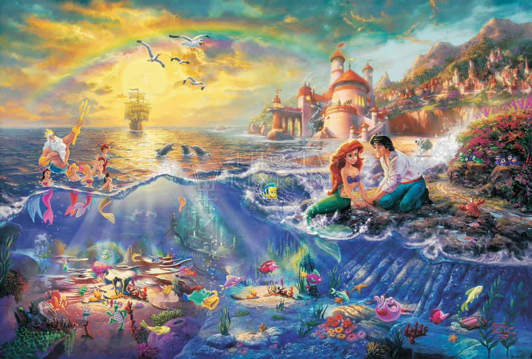 Little Mermaid, The - Limited Edition Canvas - JE - (Unframed)