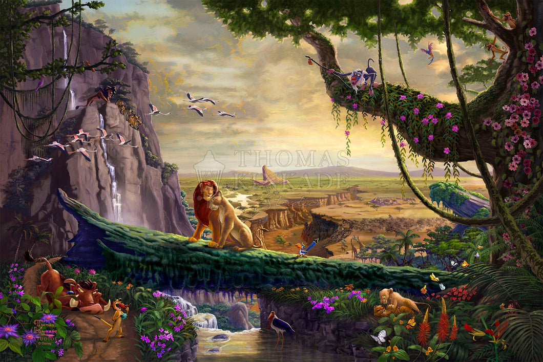 Disney Lion King - Return to Pride Rock - Limited Edition Canvas - JE - (Unframed)