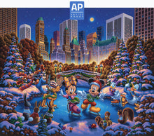 Load image into Gallery viewer, Mickey and Friends Skating in Central Park - Limited Edition Canvas (AP - Artist Proof) - ArtOfEntertainment.com
