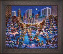 Load image into Gallery viewer, Mickey and Friends Skating in Central Park - Limited Edition Canvas (AP - Artist Proof) - ArtOfEntertainment.com
