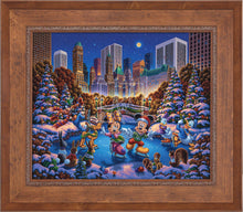 Load image into Gallery viewer, Mickey and Friends Skating in Central Park - Limited Edition Canvas (SN - Standard Numbered) - ArtOfEntertainment.com
