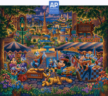 Load image into Gallery viewer, Mickey and Friends in Paris - Limited Edition Canvas (AP - Artist Proof) - ArtOfEntertainment.com
