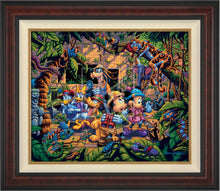 Load image into Gallery viewer, Mickey and Friends Exploring the Jungle - Limited Edition Canvas (SN - Standard Numbered) - ArtOfEntertainment.com
