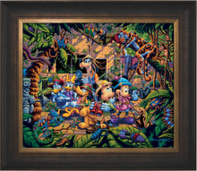 Load image into Gallery viewer, Mickey and Friends Exploring the Jungle - Limited Edition Canvas (SN - Standard Numbered) - ArtOfEntertainment.com
