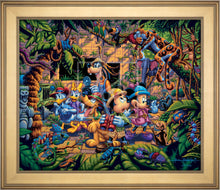 Load image into Gallery viewer, Mickey and Friends Exploring the Jungle - Limited Edition Canvas (AP - Artist Proof) - ArtOfEntertainment.com
