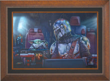 Load image into Gallery viewer, &lt;em&gt;The Mandalorian&lt;/em&gt;™ - Two For The Road - Limited Edition Canvas (SN - Standard Numbered) - Art Of Entertainment
