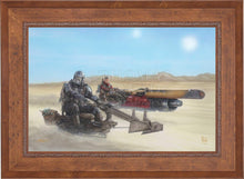 Load image into Gallery viewer, &lt;em&gt;The Mandalorian&lt;/em&gt;&trade; - The Marshal - Limited Edition Canvas (SN - Standard Numbered) - Art Of Entertainment

