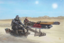 Load image into Gallery viewer, &lt;em&gt;The Mandalorian&lt;/em&gt;&trade; - The Marshal - Limited Edition Canvas - SN - (Unframed)
