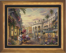 Load image into Gallery viewer, Minnie Rocks the Dots on Rodeo Drive - Limited Edition Canvas (JE - Jewel Edition) - ArtOfEntertainment.com
