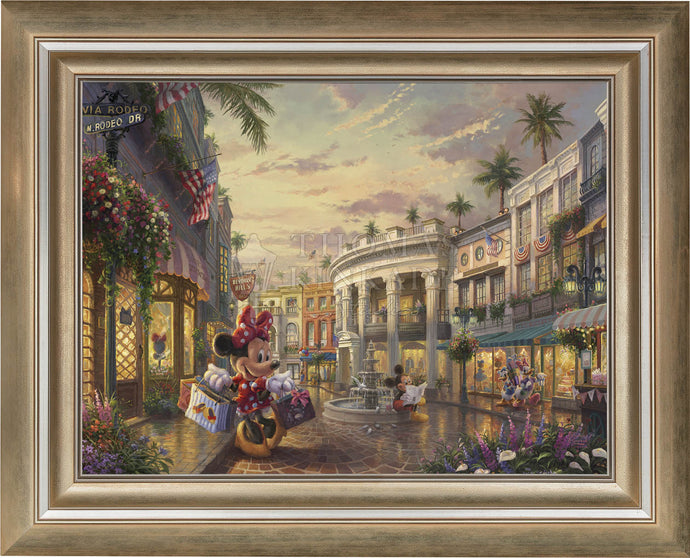 Minnie Rocks the Dots on Rodeo Drive - Limited Edition Canvas (SN - Standard Numbered) - ArtOfEntertainment.com