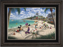 Load image into Gallery viewer, Disney Mickey and Minnie in Florida - Limited Edition Canvas (JE - Jewel Edition) - Art Of Entertainment
