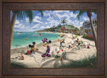 Load image into Gallery viewer, Disney Mickey and Minnie in Florida - Limited Edition Canvas (JE - Jewel Edition) - Art Of Entertainment
