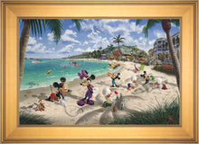 Load image into Gallery viewer, Disney Mickey and Minnie in Florida - Limited Edition Canvas (JE - Jewel Edition) - Art Of Entertainment
