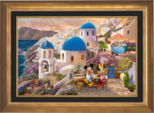 Load image into Gallery viewer, Disney Mickey and Minnie in Greece - Limited Edition Canvas (SN - Standard Numbered) - Art Of Entertainment
