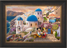 Load image into Gallery viewer, Disney Mickey and Minnie in Greece - Limited Edition Canvas (SN - Standard Numbered) - Art Of Entertainment
