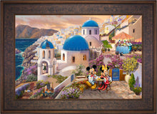 Load image into Gallery viewer, Disney Mickey and Minnie in Greece - Limited Edition Canvas (SN - Standard Numbered) - Art Of Entertainment
